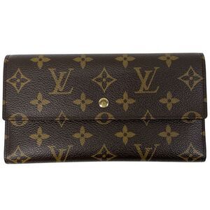 Louis Vuitton Portefeuille International Billfold Coin Purse Trifold Long